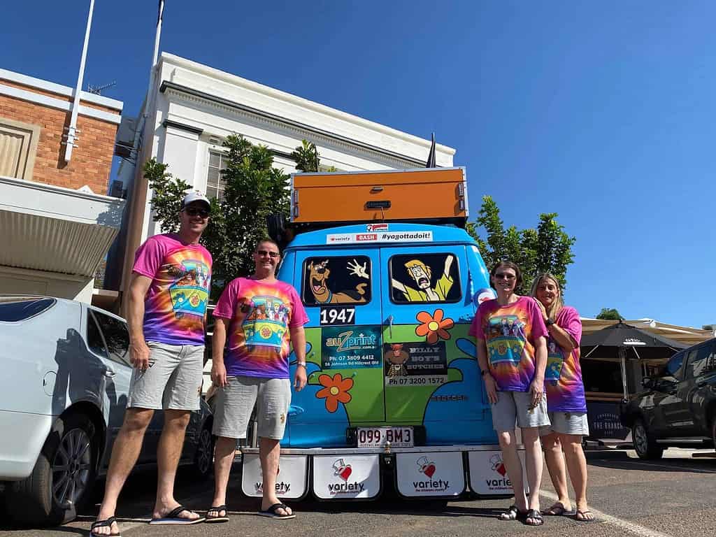 Brett Peatey and his Mystery Machine: Uplifting disadvantaged children